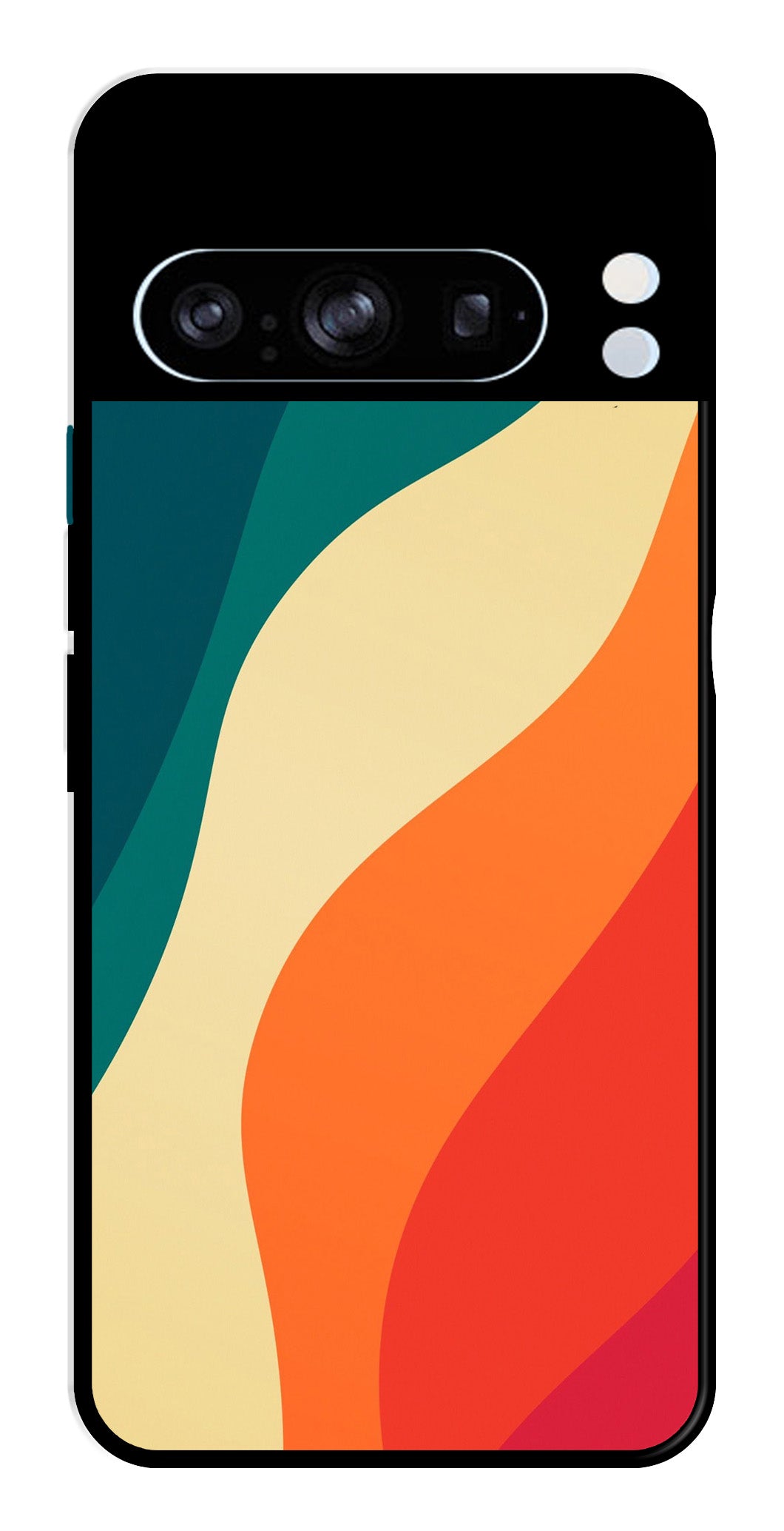 Muted Rainbow Metal Mobile Case for Google Pixel 8 Pro   (Design No -39)