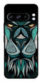 Lion Pattern Metal Mobile Case for Google Pixel 8 Pro   (Design No -40)
