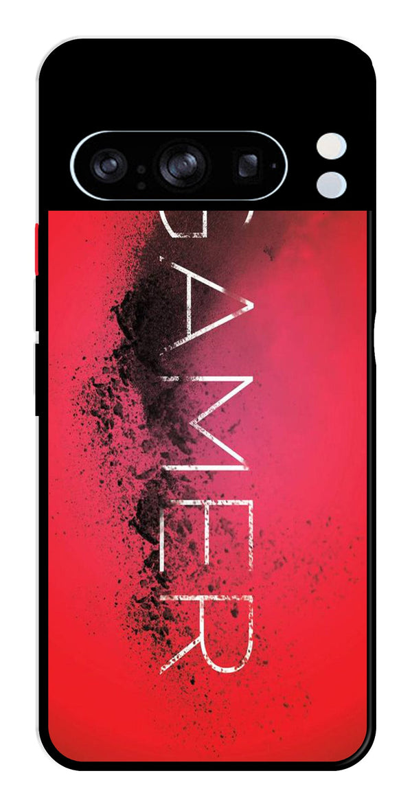 Gamer Pattern Metal Mobile Case for Google Pixel 8 Pro   (Design No -41)