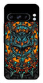 Owl Pattern Metal Mobile Case for Google Pixel 8 Pro   (Design No -42)
