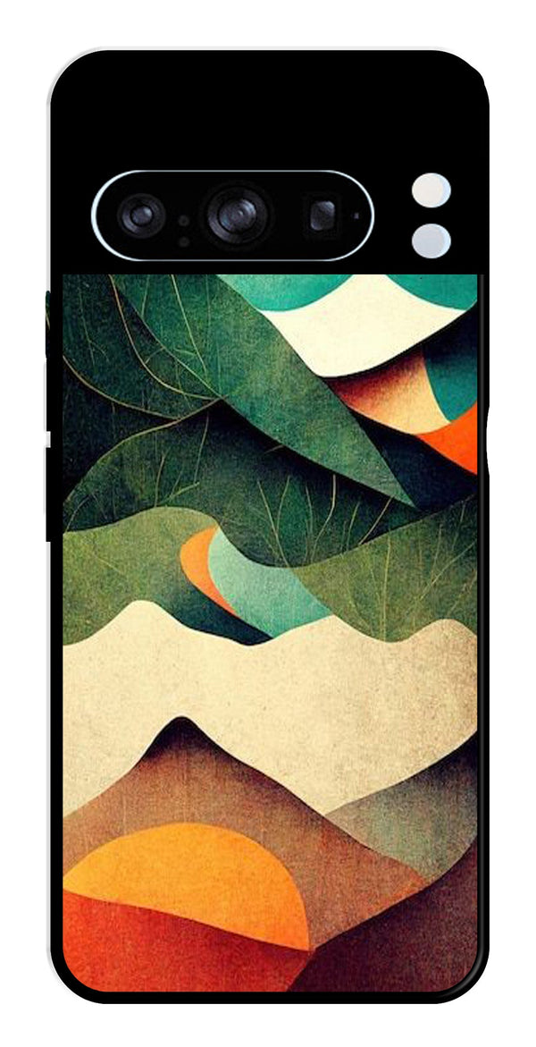 MultiColor Pattern Metal Mobile Case for Google Pixel 8 Pro   (Design No -43)