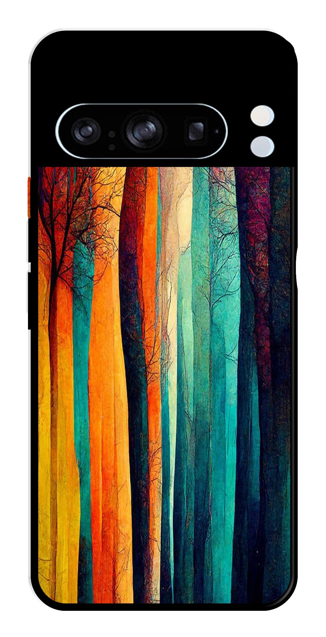 Modern Art Colorful Metal Mobile Case for Google Pixel 8 Pro   (Design No -47)