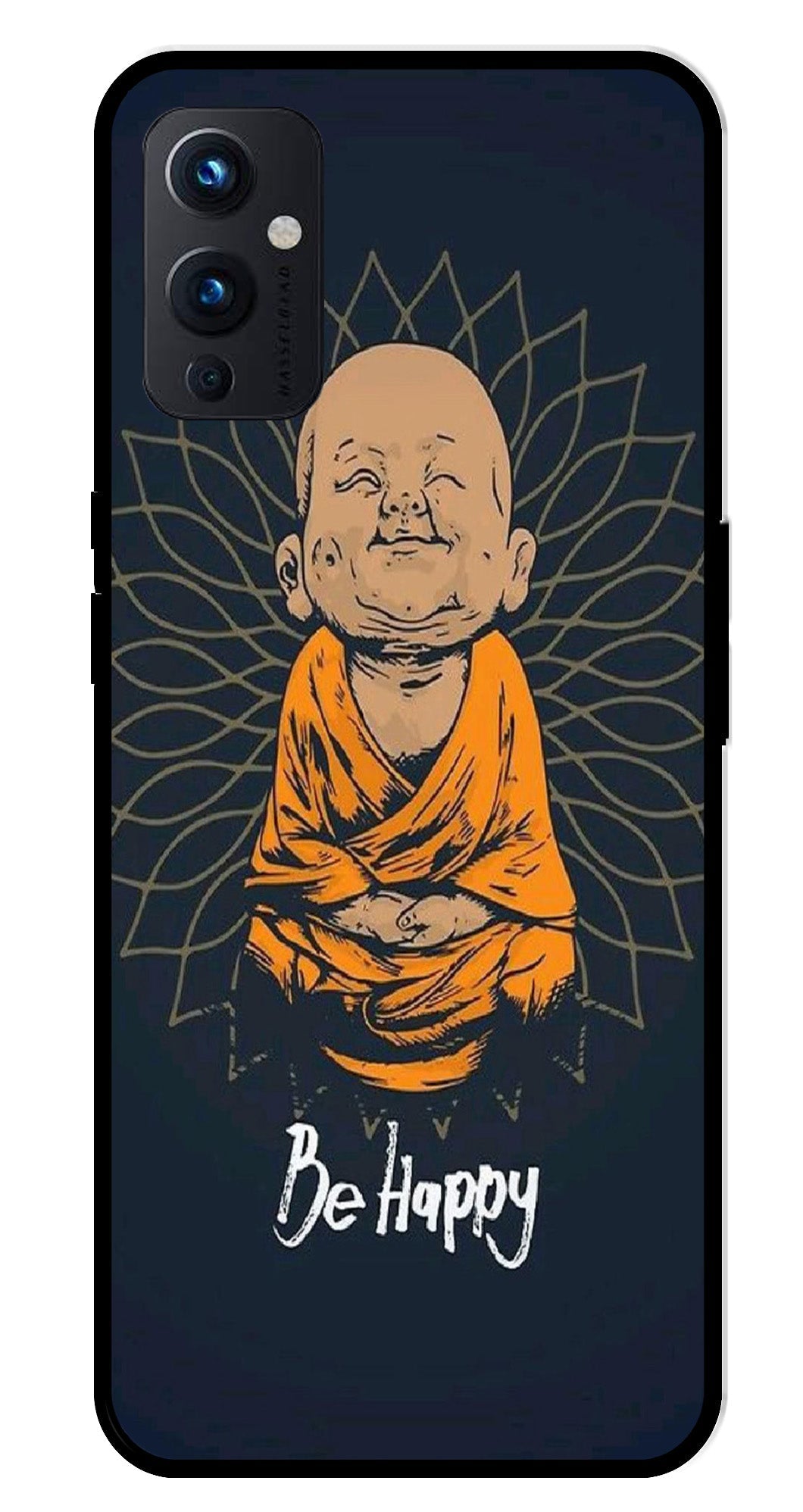 Be Happy Metal Mobile Case for OnePlus 9