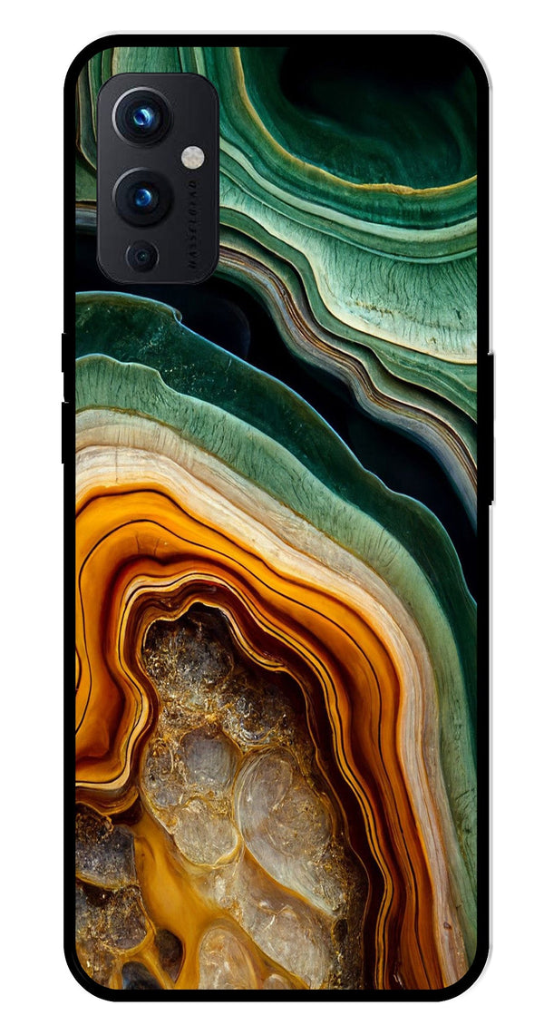 Marble Design Metal Mobile Case for OnePlus 9