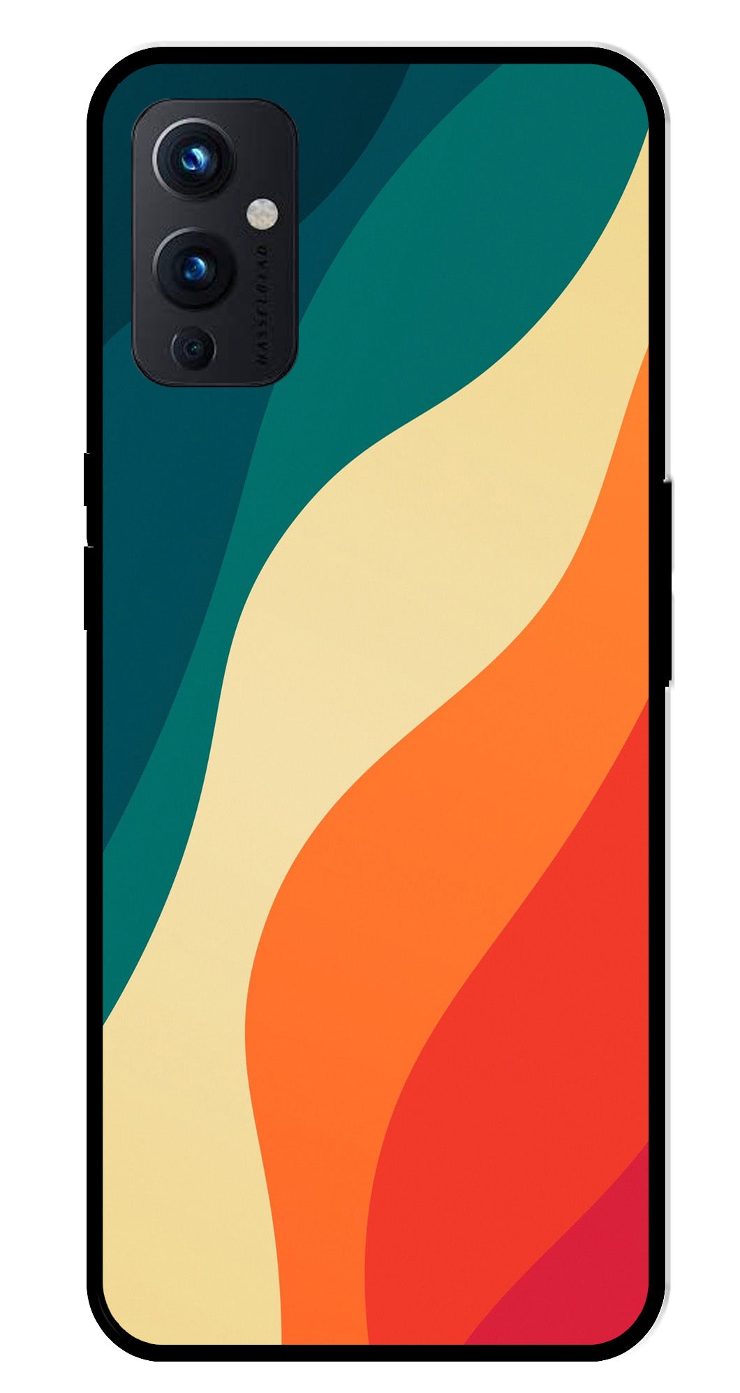 Muted Rainbow Metal Mobile Case for OnePlus 9