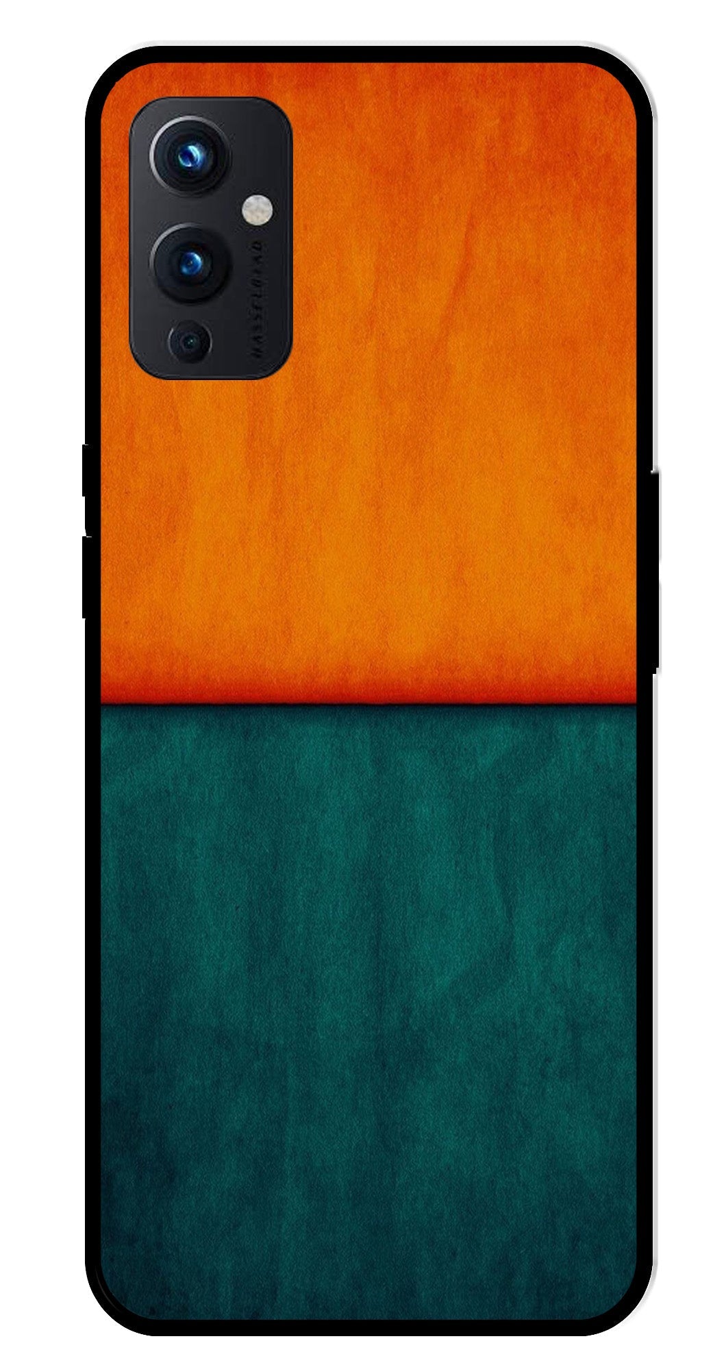 Orange Green Pattern Metal Mobile Case for OnePlus 9