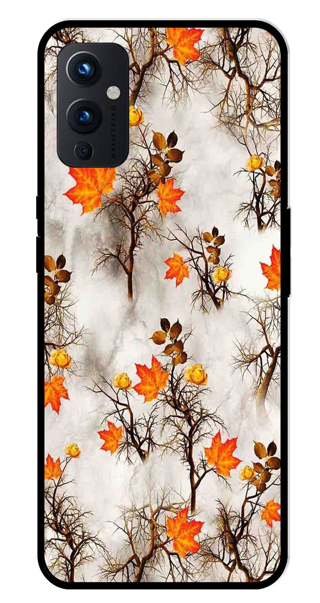 Autumn leaves Metal Mobile Case for OnePlus 9