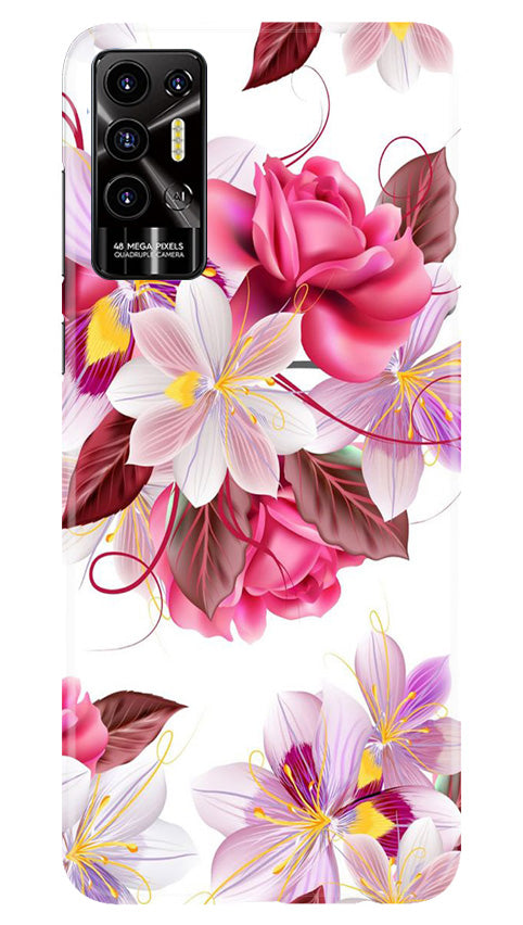 Beautiful flowers Case for Tecno Pova 2