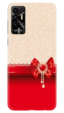 Gift Wrap3 Mobile Back Case for Tecno Pova 2 (Design - 36)
