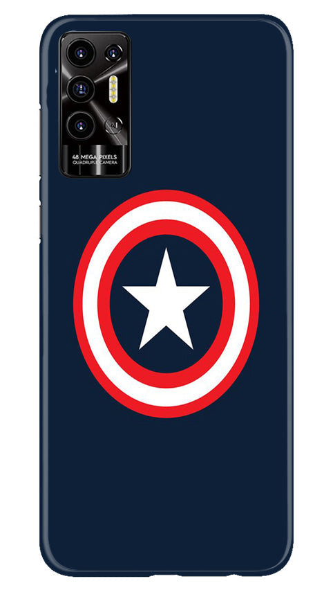 Captain America Case for Tecno Pova 2