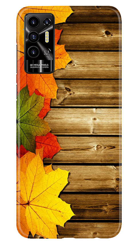 Wooden look3 Case for Tecno Pova 2
