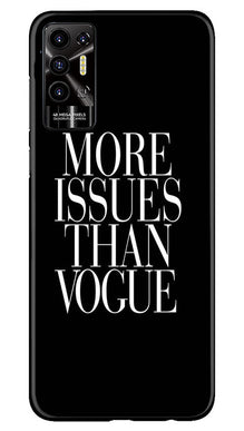 More Issues than Vague Mobile Back Case for Tecno Pova 2 (Design - 74)
