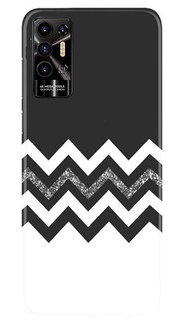 Black white Pattern2Case for Tecno Pova 2