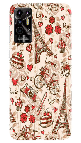 Love Paris Case for Tecno Pova 2(Design - 103)