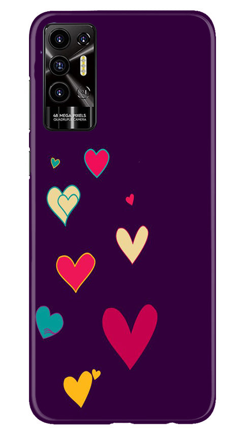 Purple Background Case for Tecno Pova 2(Design - 107)