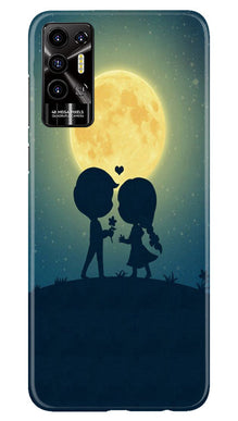 Love Couple Mobile Back Case for Tecno Pova 2  (Design - 109)