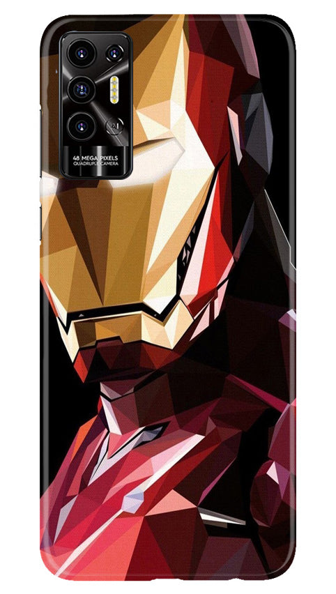 Iron Man Superhero Case for Tecno Pova 2  (Design - 122)