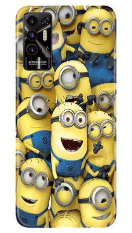Minions Case for Tecno Pova 2(Design - 127)