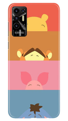 Cartoon Mobile Back Case for Tecno Pova 2 (Design - 152)