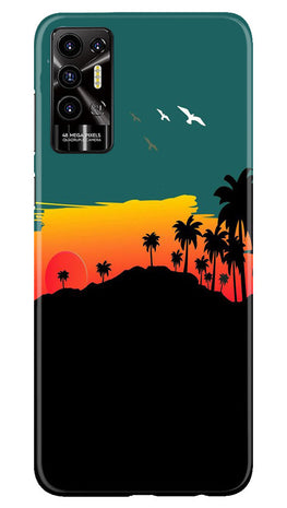 Sky Trees Case for Tecno Pova 2 (Design - 160)