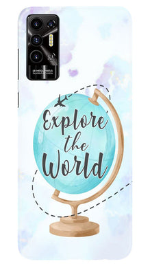 Explore the World Mobile Back Case for Tecno Pova 2 (Design - 176)