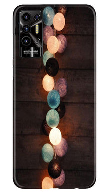 Party Lights Mobile Back Case for Tecno Pova 2 (Design - 178)