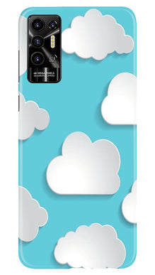 Clouds Mobile Back Case for Tecno Pova 2 (Design - 179)