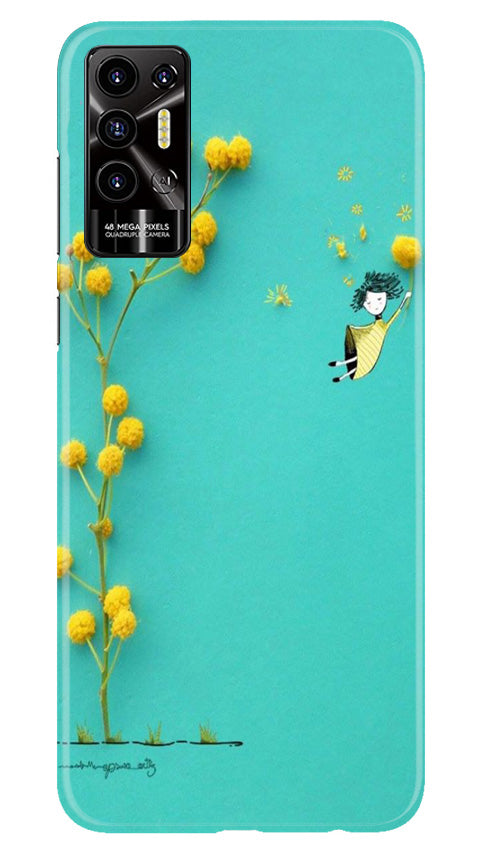 Pink Pattern Case for Tecno Pova 2 (Design No. 184)