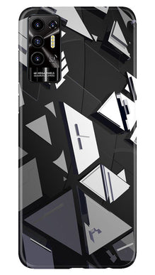 Modern Art Mobile Back Case for Tecno Pova 2 (Design - 198)
