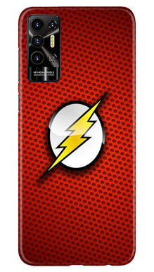 Superheros Logo Mobile Back Case for Tecno Pova 2 (Design - 220)