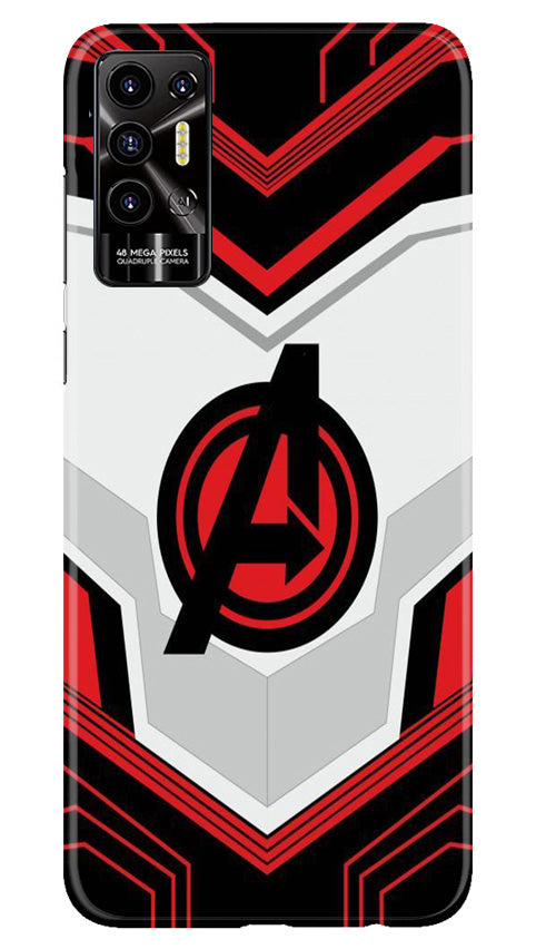 Ironman Captain America Case for Tecno Pova 2 (Design No. 223)
