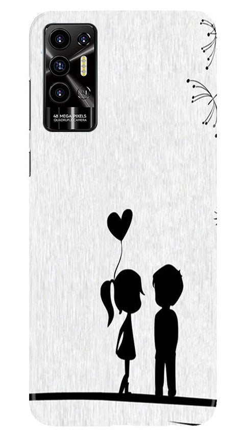 Apple Logo Case for Tecno Pova 2 (Design No. 251)