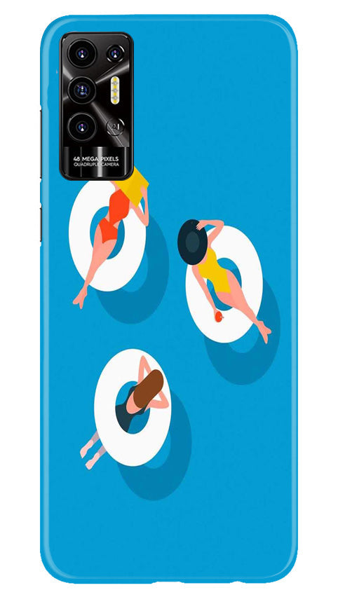 Timon and Pumbaa Mobile Back Case for Tecno Pova 2 (Design - 267)