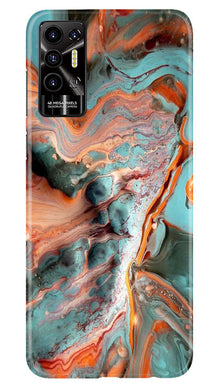 Marble Texture Mobile Back Case for Tecno Pova 2 (Design - 270)