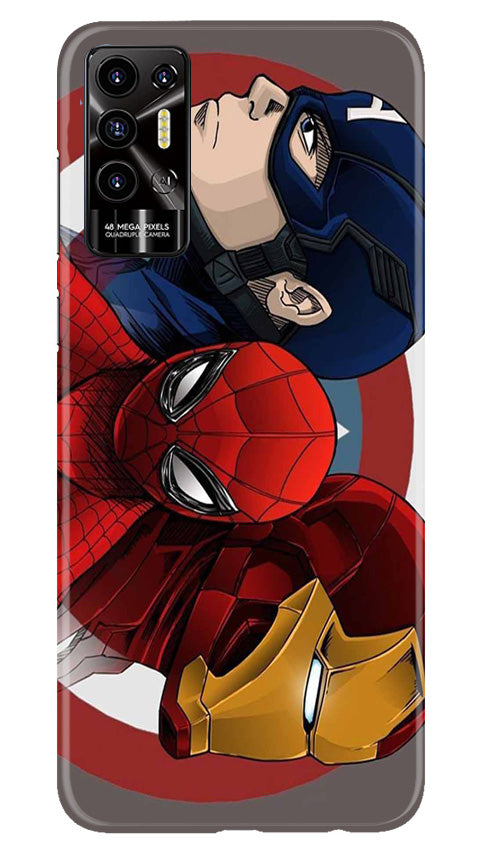 Marble Texture Mobile Back Case for Tecno Pova 2 (Design - 272)