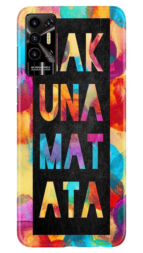 Marble Texture Mobile Back Case for Tecno Pova 2 (Design - 284)