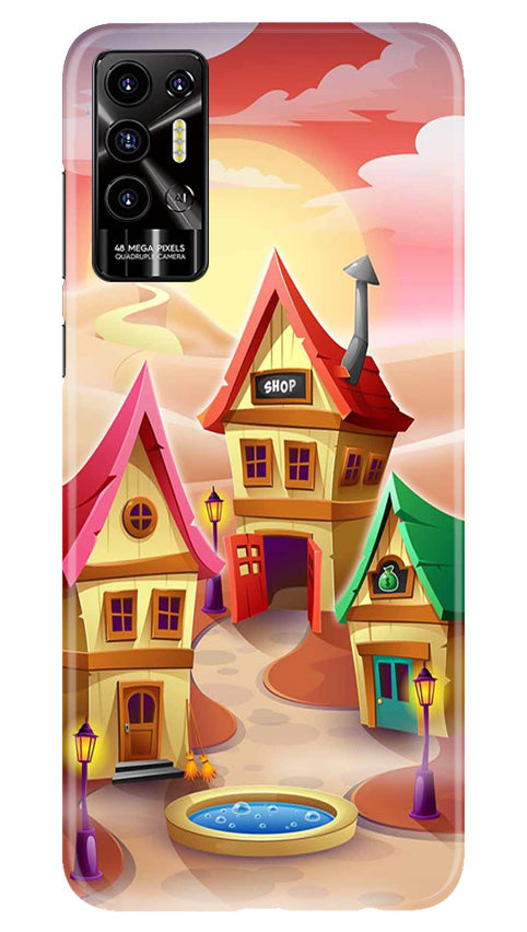 Sweet Home Mobile Back Case for Tecno Pova 2 (Design - 300)