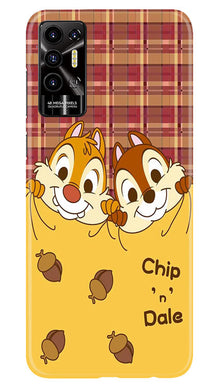 Chip n Dale Mobile Back Case for Tecno Pova 2 (Design - 302)