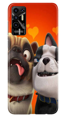 Dog Puppy Mobile Back Case for Tecno Pova 2 (Design - 310)