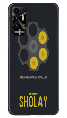 Sholay Mobile Back Case for Tecno Pova 2 (Design - 316)