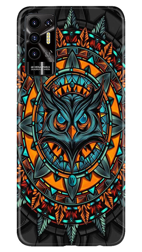 Owl Mobile Back Case for Tecno Pova 2 (Design - 319)
