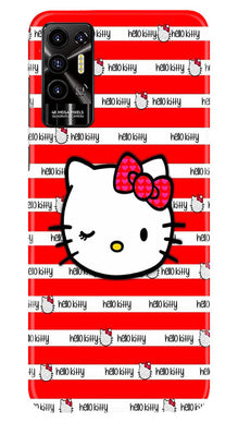 Hello Kitty Mobile Back Case for Tecno Pova 2 (Design - 323)