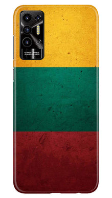 Color Pattern Mobile Back Case for Tecno Pova 2 (Design - 333)