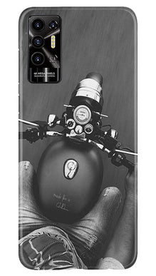 Royal Enfield Mobile Back Case for Tecno Pova 2 (Design - 341)