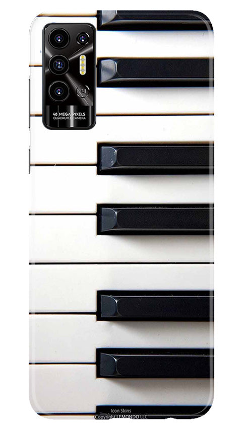 Piano Mobile Back Case for Tecno Pova 2 (Design - 345)
