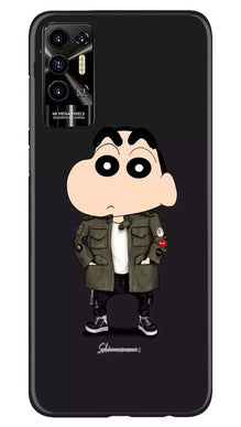 Shin Chan Mobile Back Case for Tecno Pova 2 (Design - 349)