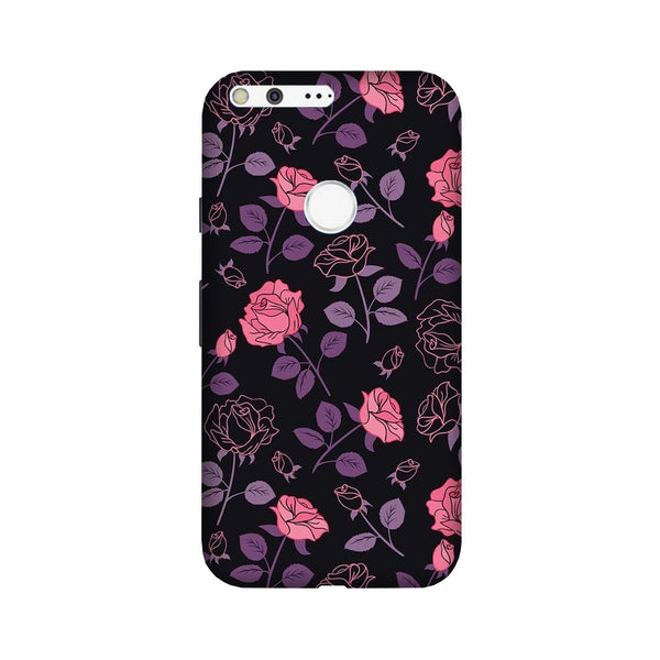 Rose Black Background Case for Google Pixel XL
