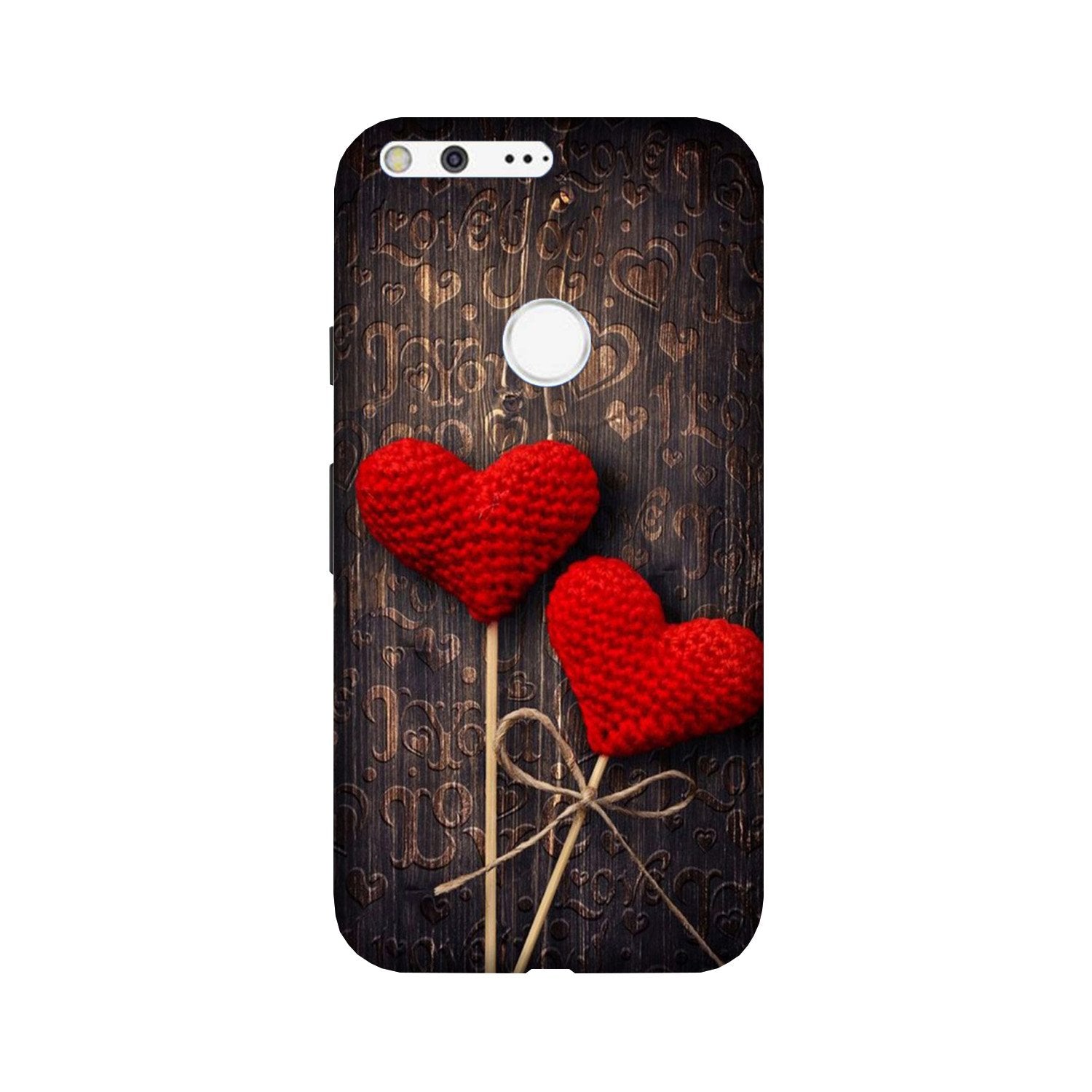 Red Hearts Case for Google Pixel XL