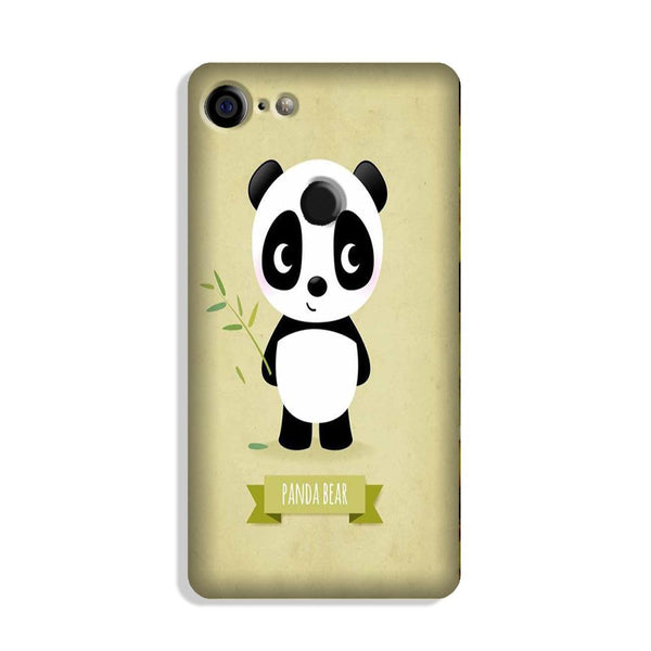 Panda Bear Mobile Back Case for Google Pixel 3 (Design - 317)