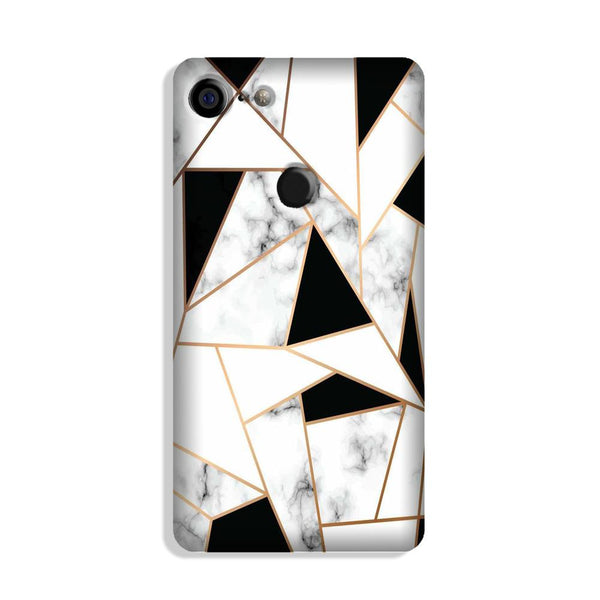 Marble Texture Mobile Back Case for Google Pixel 3 (Design - 322)